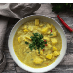 Kartoffelsuppe mit Cashewcreme