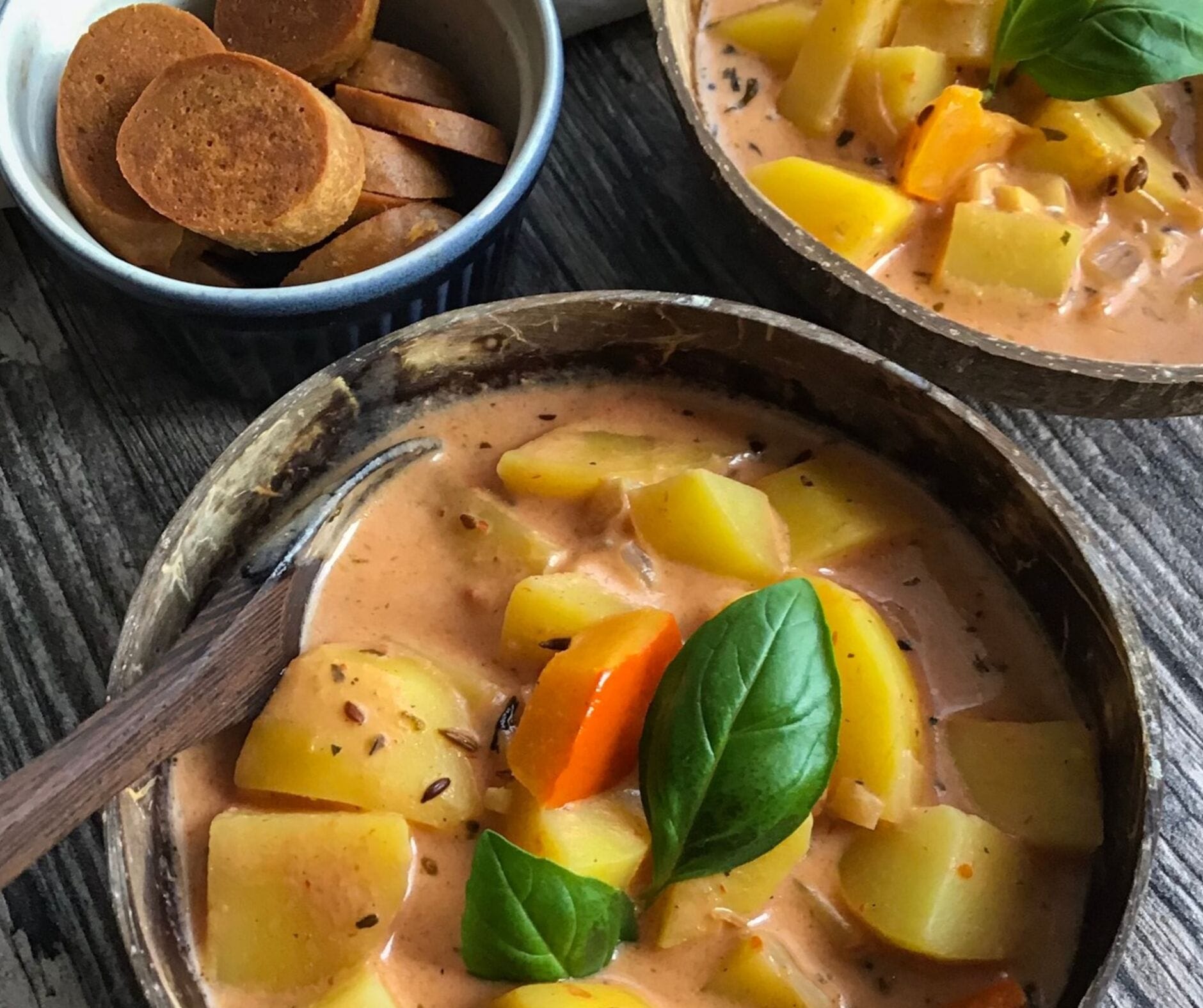 vegetarisches Kartoffelgulasch - Power für die Thermobox - Gemüseliebelei