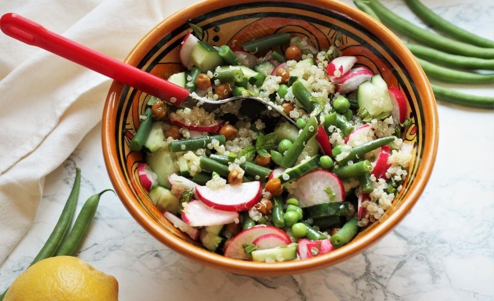 Quinoa Gemüse Salat - eine geballte Ladung Proteine - Gemüseliebelei